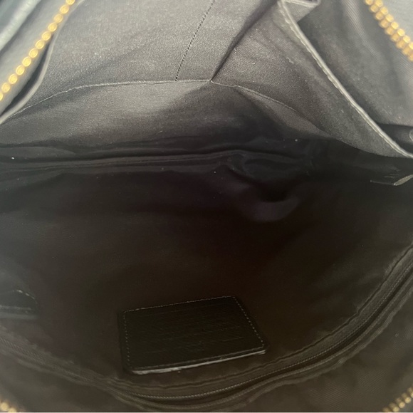 Coach signature black brown crossbody bag coated canvas GUC - Picture 10 of 11